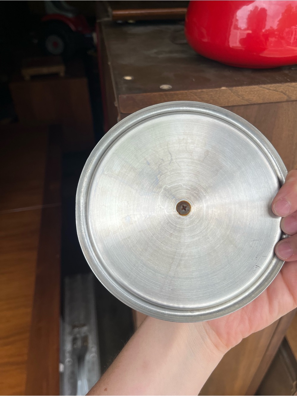 Vintage Red MCM Fondue Pot - Picture 5 of 5